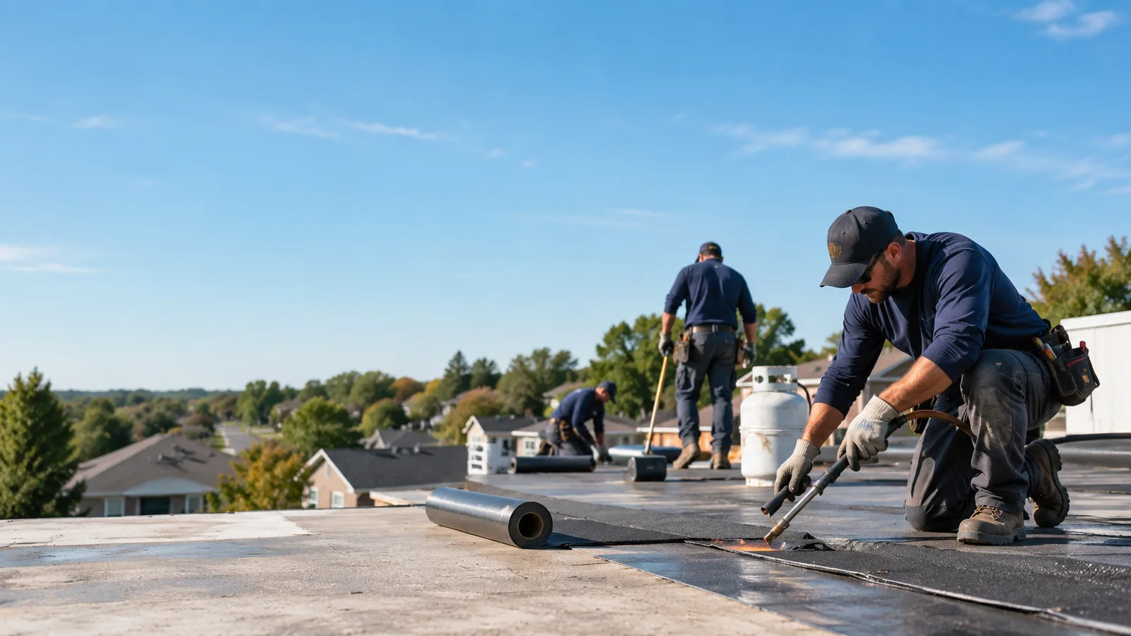 Flat Roof Leak Repair providers in Radom, IL